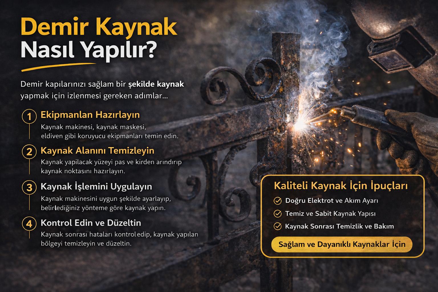 Demir Kaynak Nasıl Yapılır?