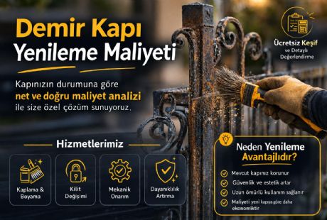 Demir Kapı Yenileme Maliyeti