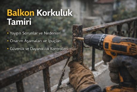 Balkon Korkuluk Tamiri