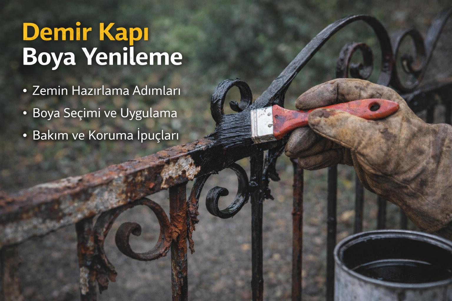 Demir Kapı Boya Yenileme