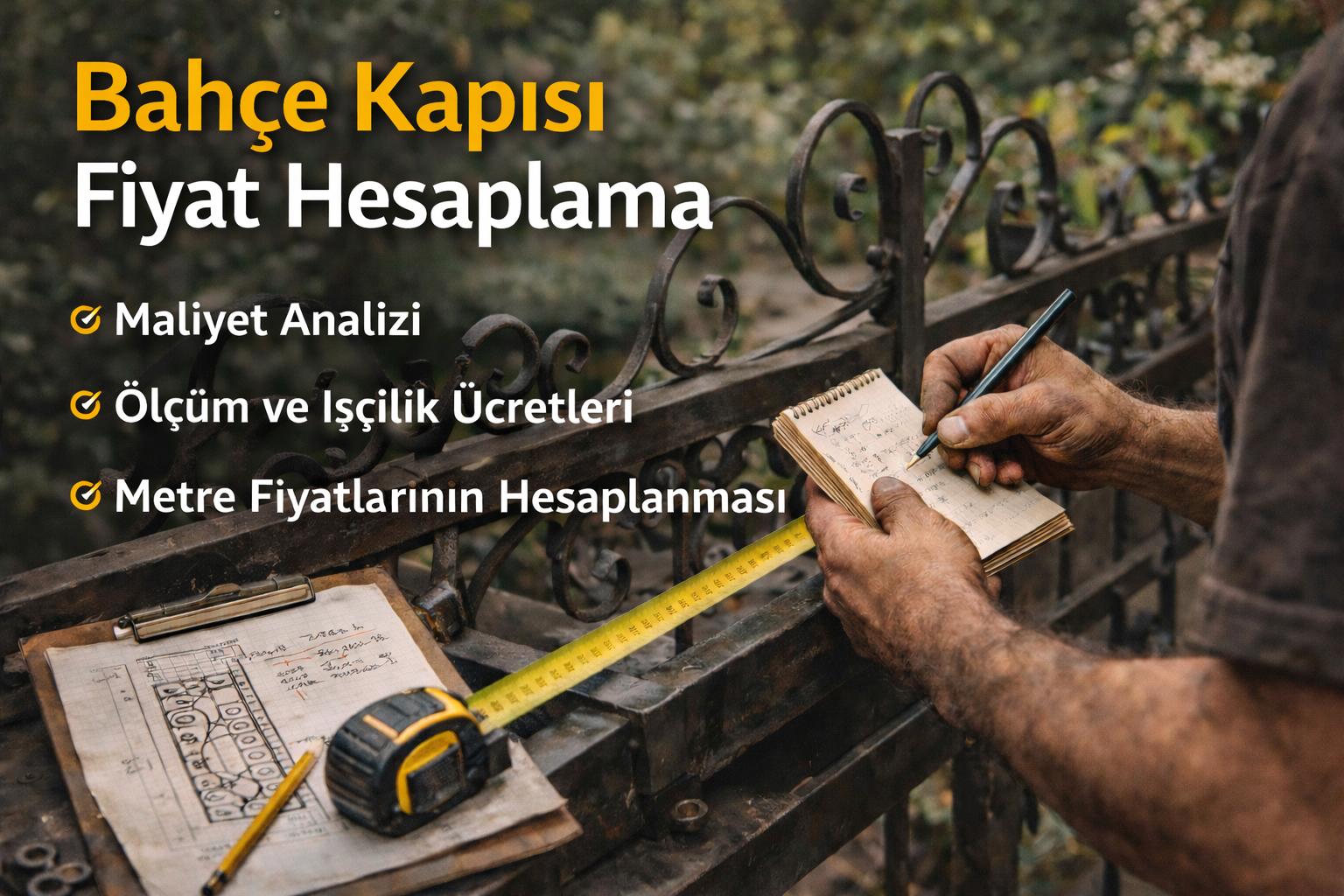 Bahçe Kapısı Fiyat Hesaplama