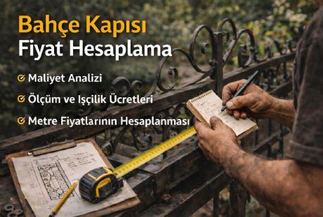 Bahçe Kapısı Fiyat Hesaplama
