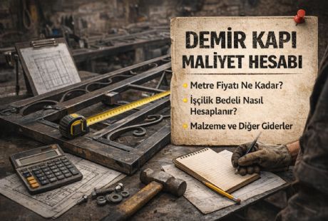 Demir Kapı Maliyet Hesabı