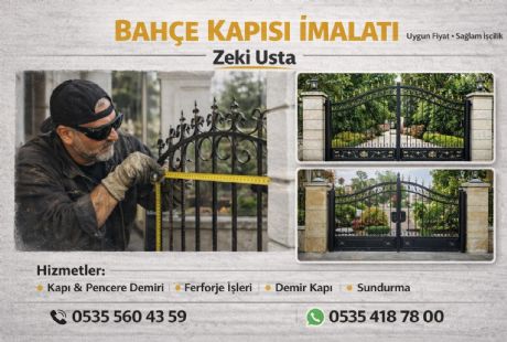 Bahçe Kapısı İmalatı