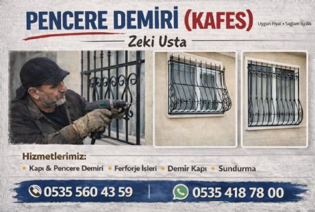 Pencere Demiri (Kafes)