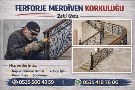 Ferforje Merdiven Korkuluğu