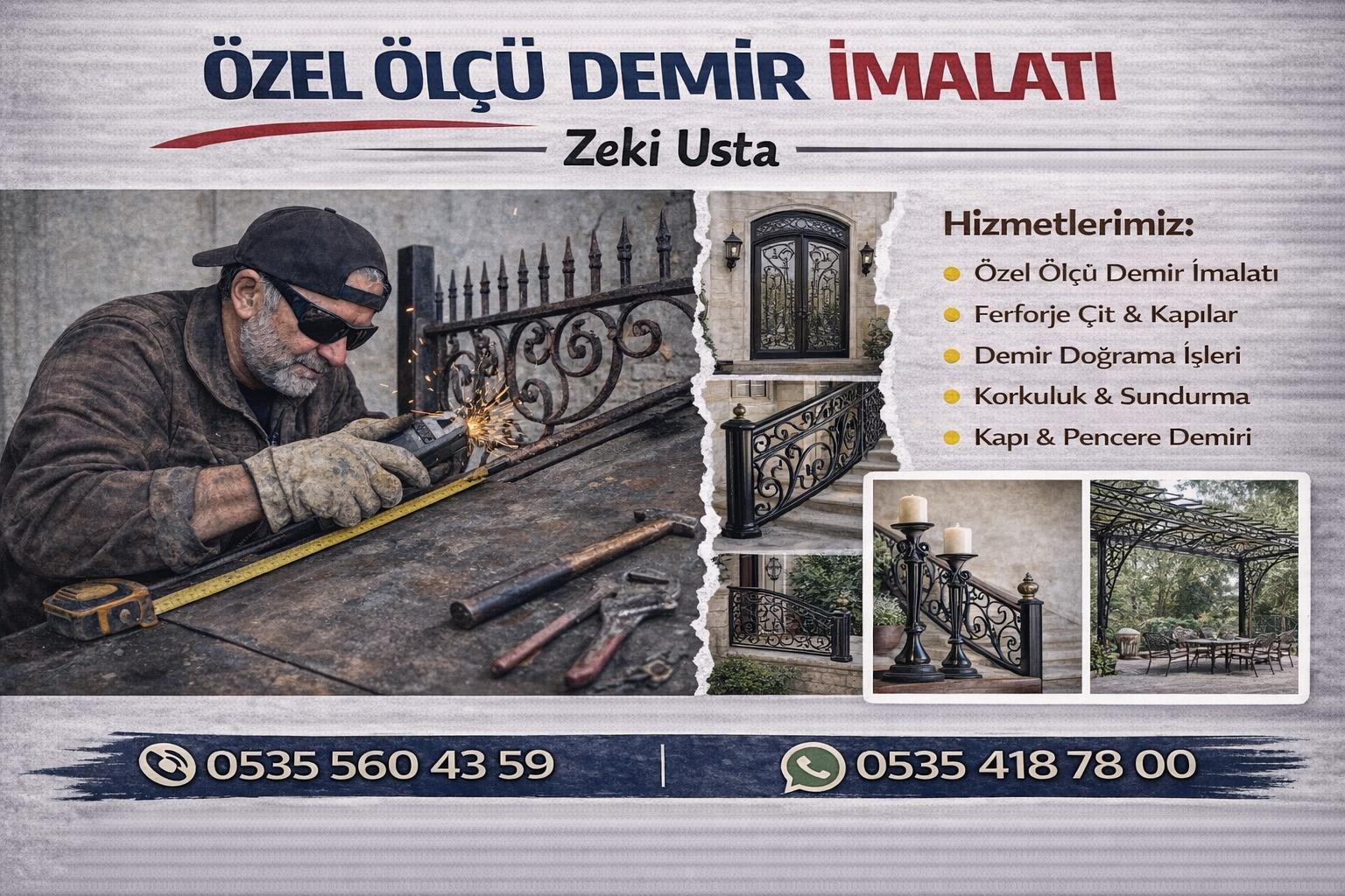 Özel Ölçü Demir İmalatı