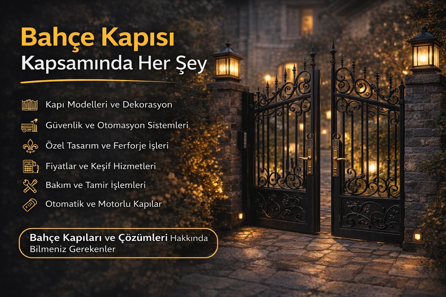 Bahçe Kapısı Seçimi Rehberi